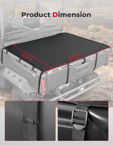 Image of KEMIMOTO UTV Tonneau Cover Compatible with Can-Am Defender Models
