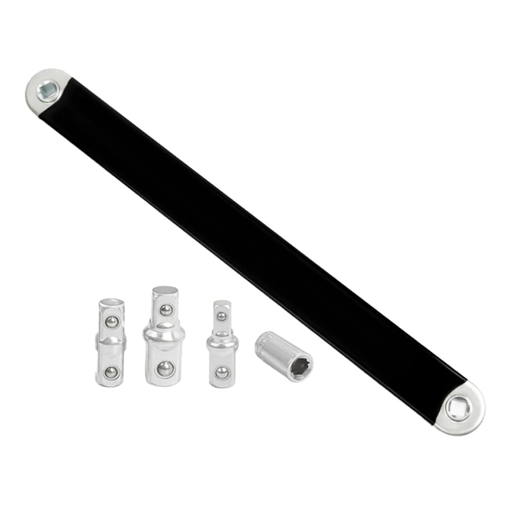 VIOPDER Zero Degree Ratchet Offset Extension Wrench Ratchet Extension Set for Tight Spaces