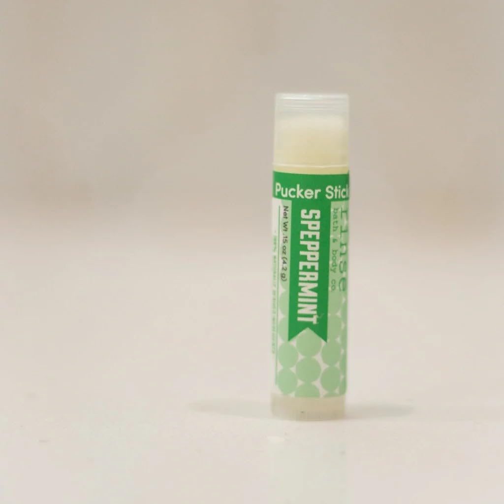 Speppermint Pucker Stick Lip Balm by Rinse Bath & Body 0.15 oz