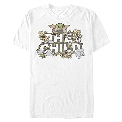 T-shirt Star Wars homme mandalorien floral pour un style pop décontracté