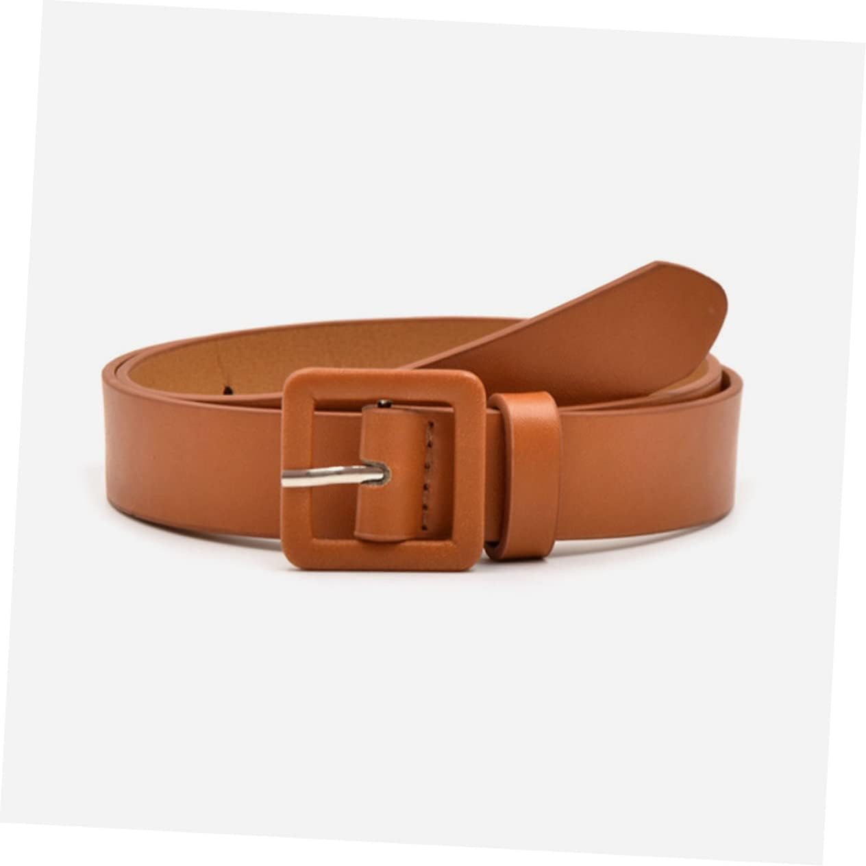 Holibanna 4pcs Girls Belts Stylish Waist Belts for Boy Girl Camel for Jeans and Everyday Outfits
