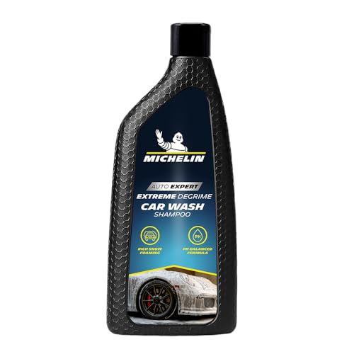 Image of MICHELIN Car Shampoo 500ml | pH Balanced & Super Concentrated Formula for Bucket & Foam Cannon Wash | High Foam for Deep Cleaning | Removes Tough Dirt & Grime | Gentle on Paint & Clear Coat