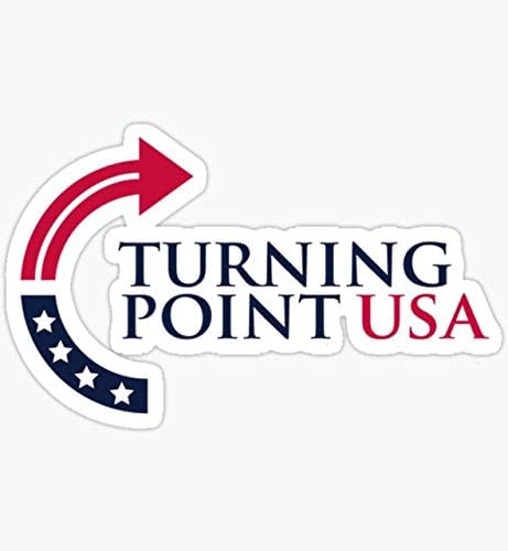 Turning Point USA - Sticker Graphic - Auto, Wall, Laptop, Cell, Truck Sticker for Windows, Cars, Trucks