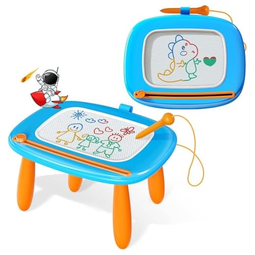 KIKIDEX Toddlers Toys Age 1-3, Magnetic Drawing Board, Toddler Girl Toys for 1-2 Year Old, Doodle Board Pad Learning and Educational Toys for 1 2 3 Year Old Baby Kids Birthday Gift