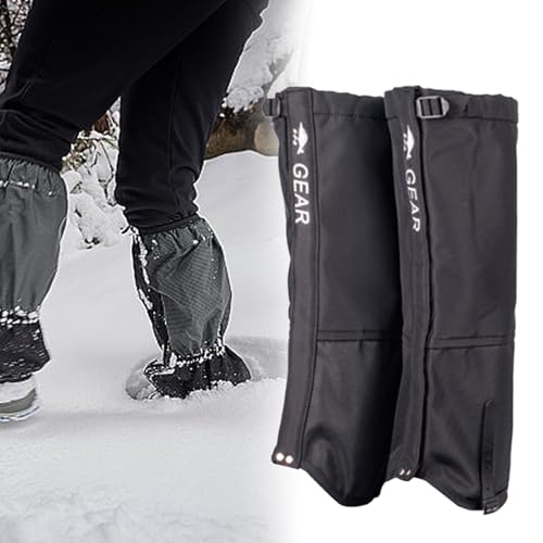 oshhni Polainas de perna Protetores de perna Acessórios à prova d'água Polainas de botas de neve re