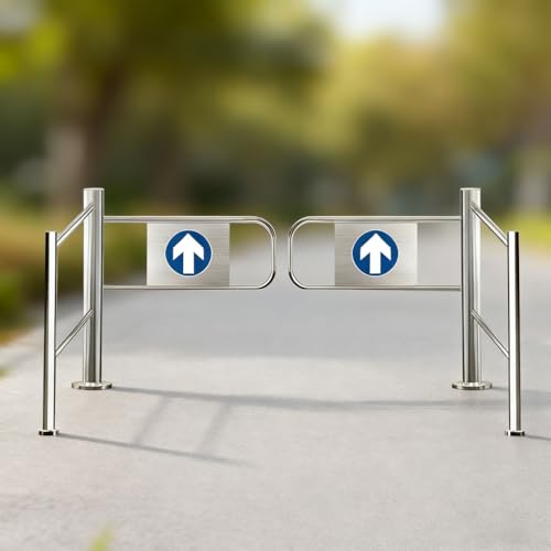 Fermeture automatique SwingGate avec barrière d'accès en métal pour RetailandSoluts