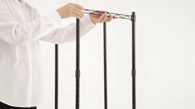 Amazon｜Amazonベーシック ハンガー ラック ワードローブ 収納 延長