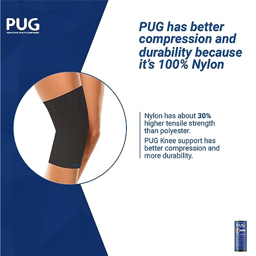 Image of PUG Knee Support 1 Pair, Size M |Unleash Your Performance | Ergonomically Designed for Indian Knee|Ideal for Sports enthusiasts, Knee Pain and Injury Prevention