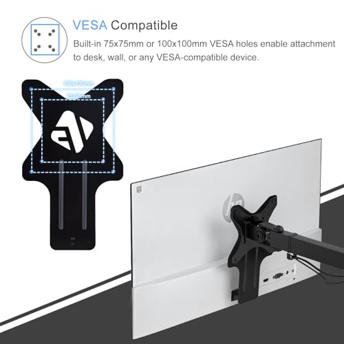 Adaptateur VESA pour écran HP 27er 25es 24f - Kit de fixation rapide noir x2 - 3