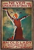 YAASIMOULE Nunca subestimes a una anciana que solía ser azafata de avión.