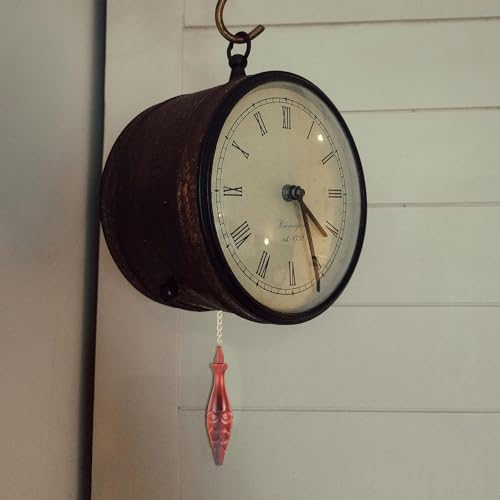 Reloj de cuco repuesto pesas de madera decorativas martillo mecánico vintage 2 unidades 6