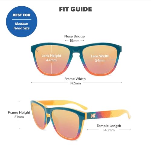 Image of Knockaround Square Polarized Sunglasses for Men & Women - UV400 Protection
