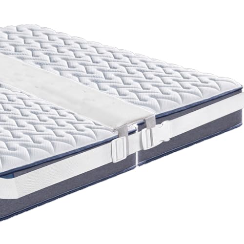 Puente para Colchones, Conector Colchón con Correa de Fijación de 9,5m, Conector de Colchón de Doble a Tamaño Queen, Cuña de Unir Colchones Ancha, Conecta y Expande Fácilmente la Cama (200 x 30 CM)