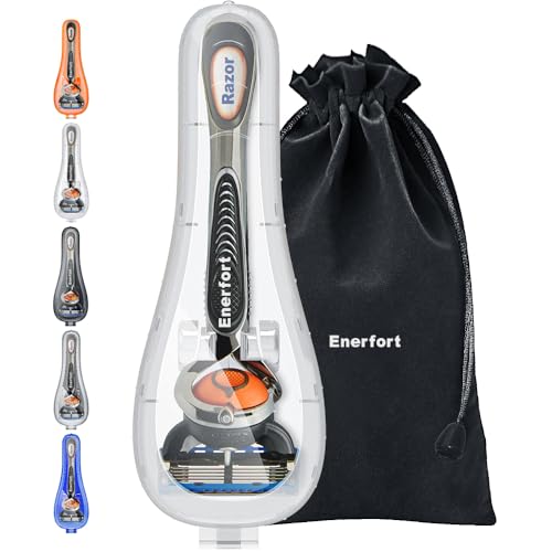 Enerfort Razor Case Compatible with Gillette Proglide Fusion Men's Razor, Manual Razor Travel...