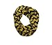 Old Gold & Black Chevron Infinity Scarf