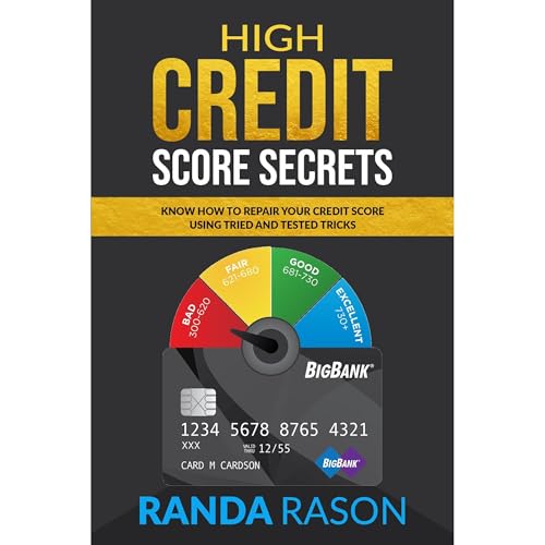 High Credit Score Secrets Audiolibro Por RANDA RASON arte de portada