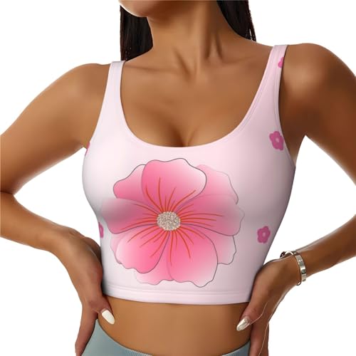 Gilet de sport pour femme de yoga vêtement de fitness imprimé floral