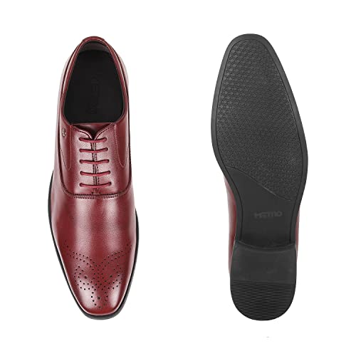 Image of Metro Men Brogue Leather Shoes