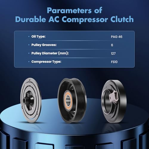 Image of ECCPP AC Clutch for Ford Bronco for F-150 for F-250 for F-350 5.8L 1996