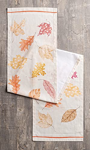 Maison d' Hermine Table runner 100% Cotton Single Layer Table Runners 230 CM long for Christmas Decorations Home Kitchen Dining Party Wedding Bridal Shower (Colours Of Autumn - Image 2