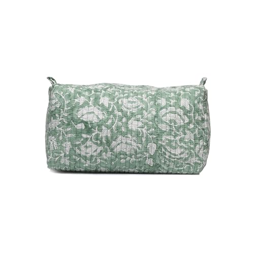 Image of Block N Style's Travel Hanging Toiletry Bag Pouch Dopp Kit for Men and Women Organizer for Cosmetics, Makeup Brushes, Jewelry, Shaving Tools and Travelling Accessories (Sea Green)