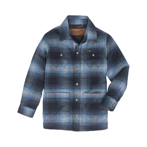 Wrangler Boy's Flannel Shirt Jacket