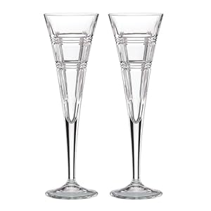 Reed & Barton 894880 Hudson Toasting Flute Pair