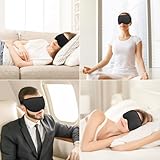 Gritin 100% Light Blocking Sleep Masks for Men & Women-Zero Pressure Sleeping Eye Mask -3D Ergonomic Design Eye Movement and Eyelash Friendly, Ultra Comfortable Blindfold for Sleeping - Image 8