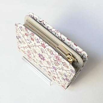 Amazon.co.jp: 【 浅草文庫 】 友禅染 二つ折り 財布 L字ファスナー