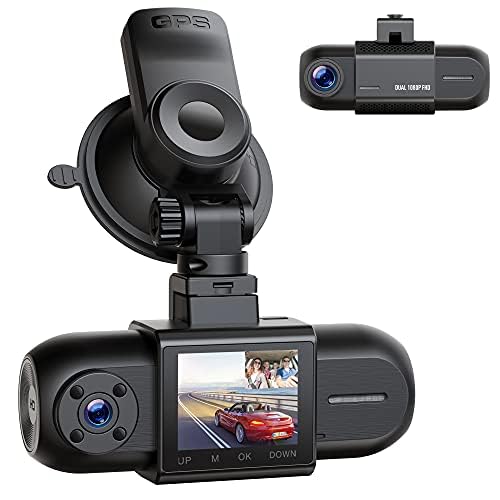 Dual Dash Cam Front and Inside, Dash Camera for Cars