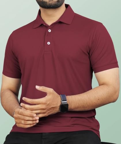 Image of T-Shirt | T-Shirt for Men | Regular Fit Polo T Shirt for Men | Casual T Shirt for Men | Men's T Shirt | Men's T Shirts Stylish | Half Sleeve T Shirt