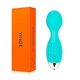 YINGE Wand Massager with 10 Magic Vibration Modes, Whisper Quiet, Waterproof, Handheld, Cordless Personal Massager for Neck Shoulder Back Body Massage, Sports Recovery & Muscle Aches