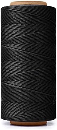 FEPITO 21pcs Filo Cerato in Pelle 8 Colore 264 Vergini 150D Cucire