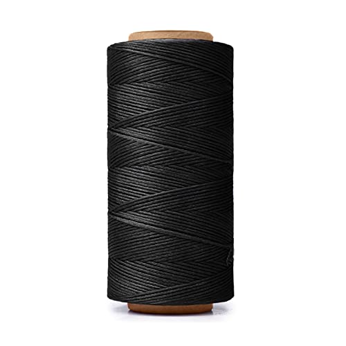 HILELIFE 260m 150D Waxed Thread for Leather Sewing Leather Thread for Hand Sewing Craft DIY, Wallets, Shoe Repairing