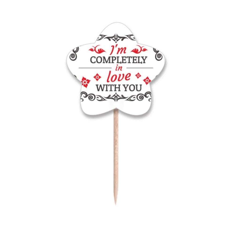 Cure-dents de Saint-Valentin avec message d'amour pour déclarer votre flamme