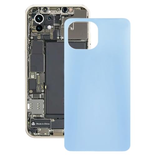 Coque arrière pour Xiaomi Mi 11 Lite 4G M2101K9AG face arrière bleue de rechange