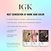 IGK Permanent Hair Dye Color Kit | 5N Back To Brown - Natural Brown | 100% Gray Color Coverage + Strengthen + Shine | Ammonia Free