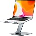 CIRYCASE Laptop Ständer Höhenverstellbar, Schnell Kühlender Laptop Stand, Ergonomischer Tragbarer Aluminium Notebook Ständer, Kompatibel mit MacBook Air Pro, Dell, HP 10-16" Laptops, Druckerständer