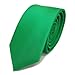 Produktbild TigerTie Herren Krawatte 6 cm schmale Satin Tie in grün leuchtgrün einfarbig uni Business, festliche Veranstaltungen und Freizeit