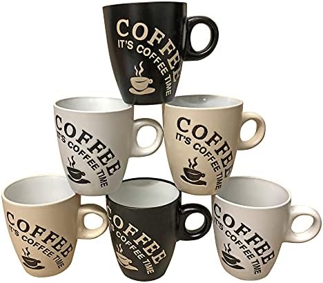 150 ml ceramicznych filiżanek do kawy, 6 szt