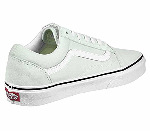 Vans Vans Women's Low-Top Sneaker, Green Blue Flower True White Q6l, 41