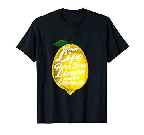 When Life Gives You Lemon Veganism Organic Diet Vegan Gift Maglietta