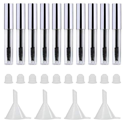 Ideal Swan 10Pcs 4ml Empty Mascara Tube and Wand, DIY Mascara Container