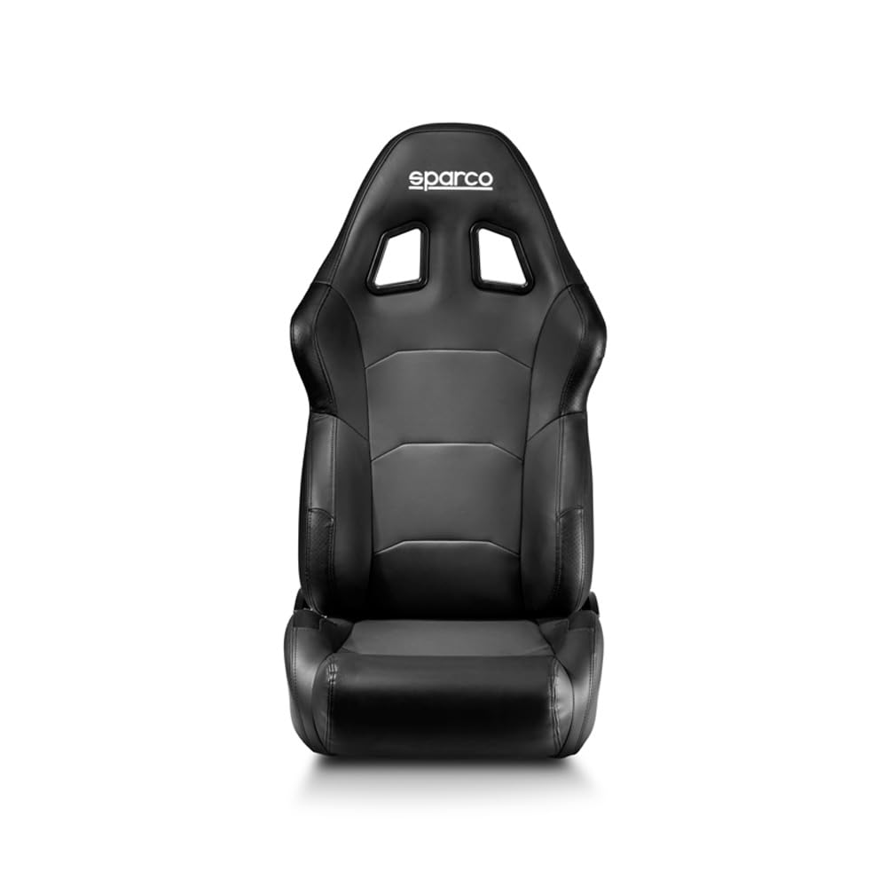 Sparco Siège Baquet R500 Torino - Skaï Noir - Réglable