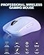 AULA SC580 Gaming Maus Kabellos,2.4GHz/USB-C/BT Wireless Gaming Mouse,12000DPI,6 Programmierbare Tasten,Kabellose Maus für PC/MAC Gamer(Weiß)