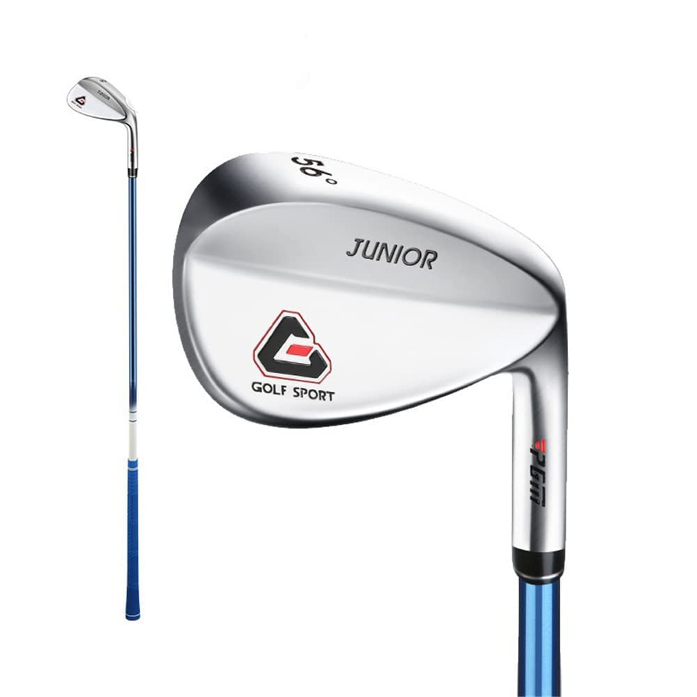 Premium Sand Wedge for Junior Golfers - Right Hand Boys & Girls Golf Club with 56 Degree Loft Golf Wedges (9-12Y with Blue)