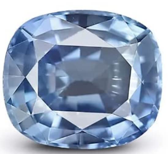 Zafiro azul de Ceilán sin calefacción piedra preciosa certificada para evitar imitaciones