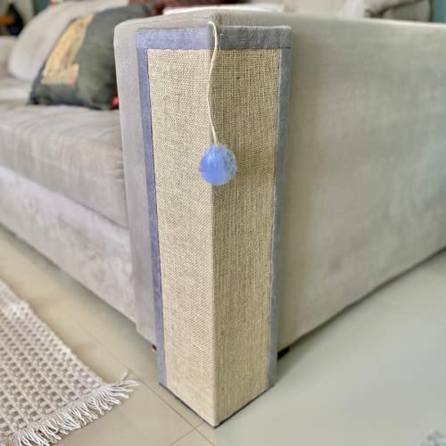Arranhador para Sofás e Camas 02 un Arranhador para Gatos Borda Cinza Várias Medidas (55 CM)