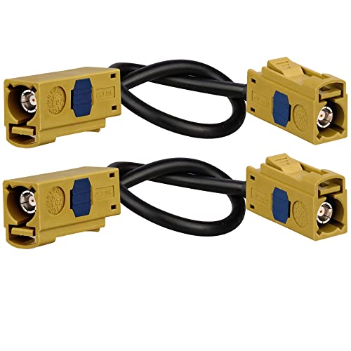 TUOLNK RG174 6Inch Fakra Coaxial Cable, 2pcs Fakra K Female to Fakra K Female Extension Cable, Low Loss Fakra Pigtail Coaxial Cable for Car Telematics — view 5