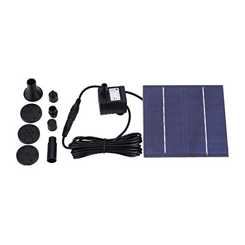 DGTRHTED Fountain Pump - Solar Power Fountain Pump Floating Water Pump Kit for Patio Garden Small Pond Pool